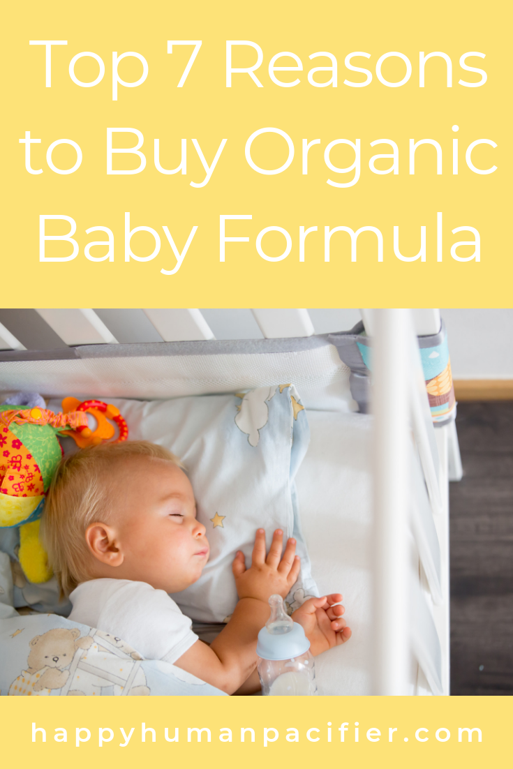 We all know the reasons to breastfeed but what happens when you can't? Here are our Top 7 Reasons to Buy Organic Baby Formula. #buyorganicbabyformula #organicformula #whywomencantbreastfeed #truelowmilksupply 