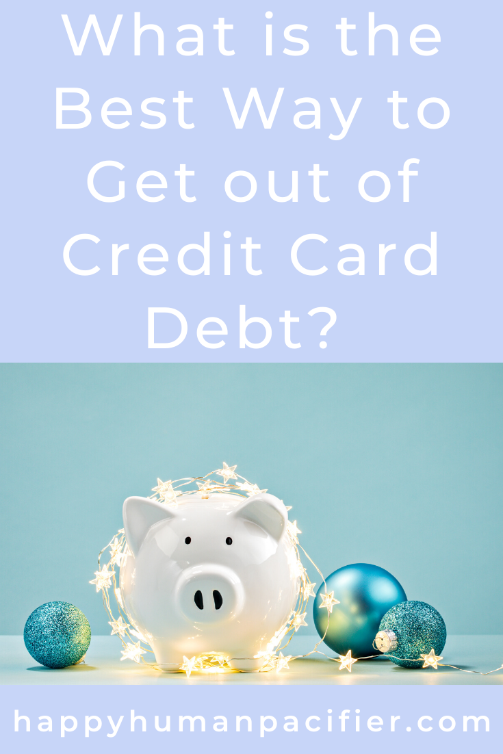 What's the best way out of credit card debt?  Find out in this post sponsored by Colony Associates.  #FinanceTips #WhatistheBestWaytoGetOutofCreditCardDebt #Sponsored #ColonyAssociates