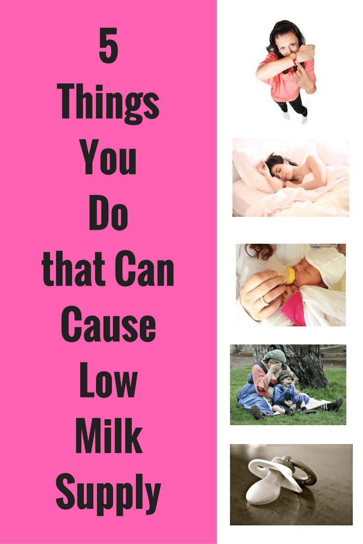 5 Causes Low Milk Supply