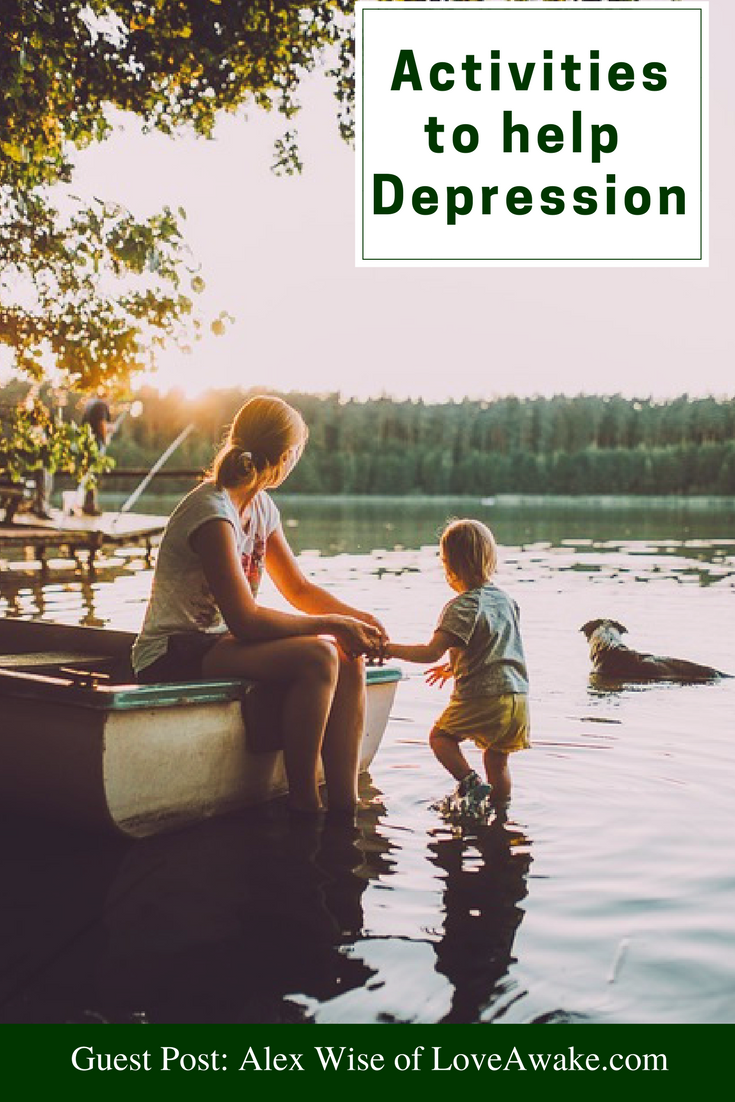 Fab Guest Post by Alex Wise of LoveAwakes.com | activitiestohelpdepression | beatdepression | exercisebenefits |