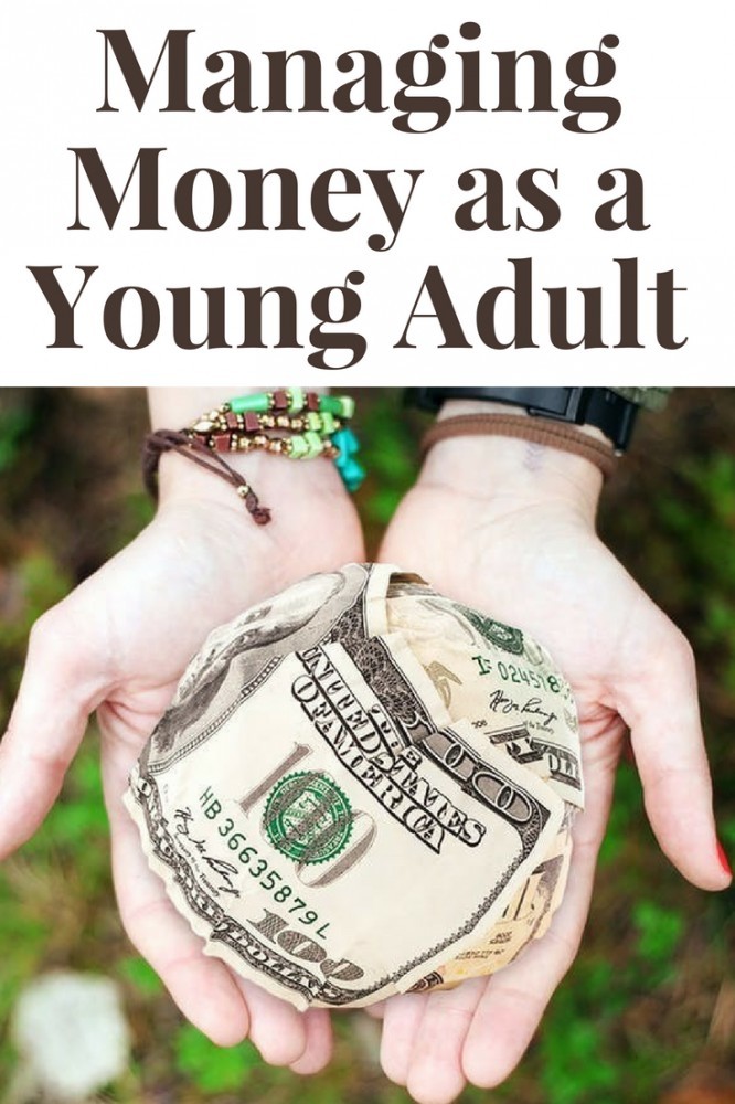 Managing Money as a Young Adult | managing money tips pin