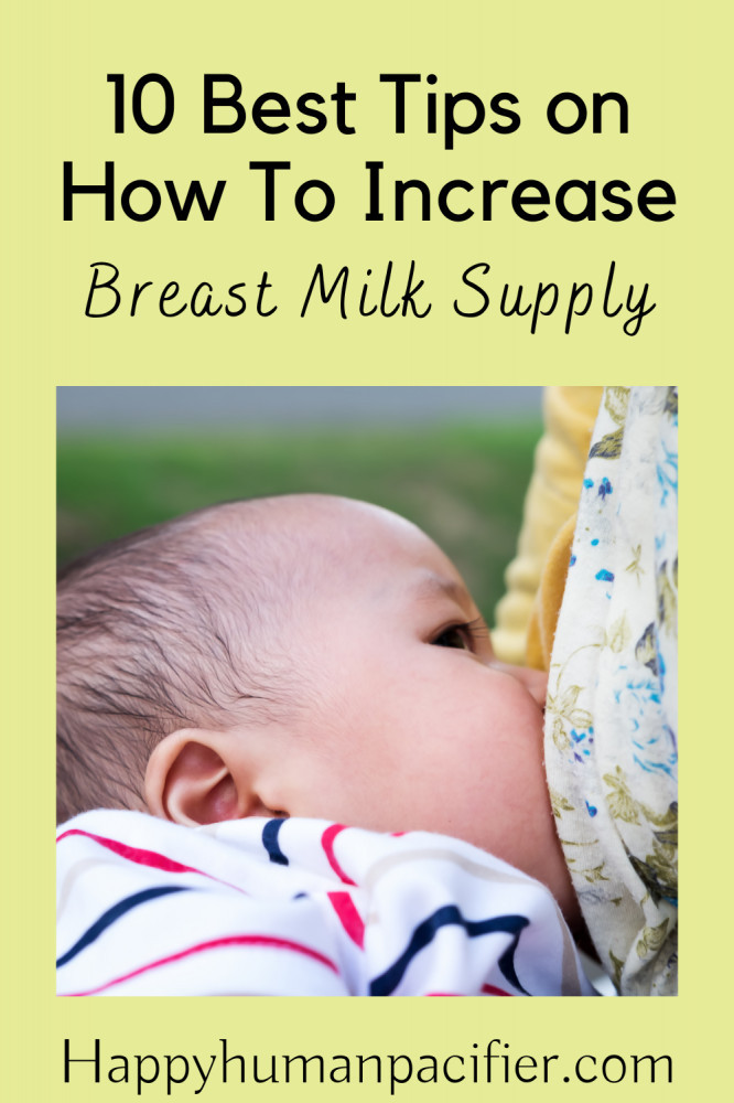 Are you having issues while nursing and suspect you have low milk supply?  Here are 10 best tips on how to increase breast milk supply. #breastfeeding #milksupply #tipsformoms
