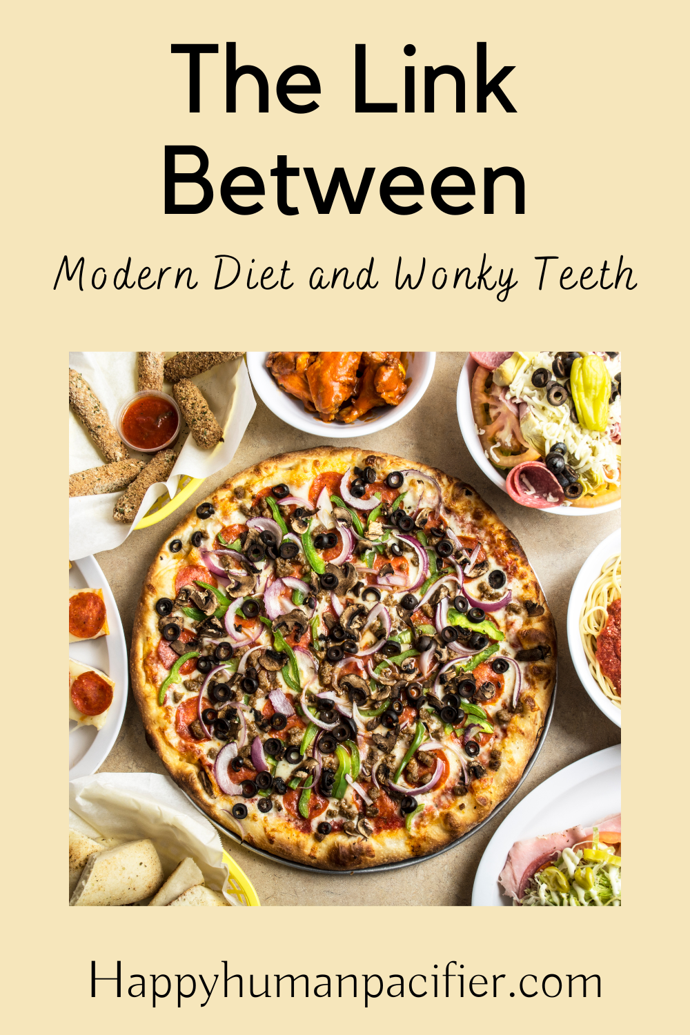 link between modern diet and wonky teeth
